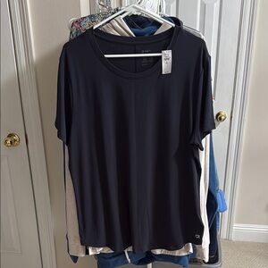 GAP Black Short Sleeve Fitted Tee